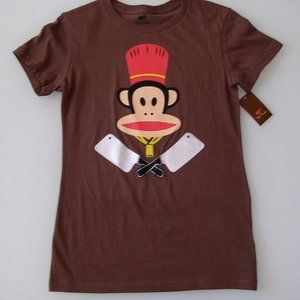 GENUINE PAUL FRANK JULIUS COMPETITIVE CHEF T-SHIRT BROWN